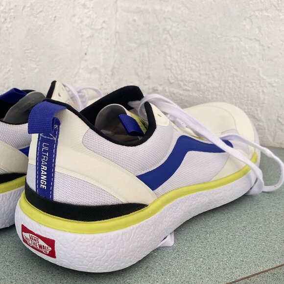 Vans Men's 11.5 UltraRange Exo True White Multi Blue Green Striped VN0A4U1KBOY - Picture 10 of 12